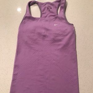 Purple Nike workout top racerback size S